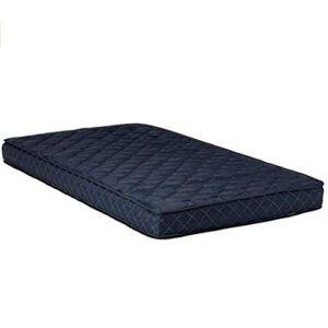homeroots 6" navy blue twin memory foam waterproof mattress