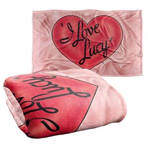 i love lucy 3d logo officially licensed silky touch super soft throw blanket 36" x 58"