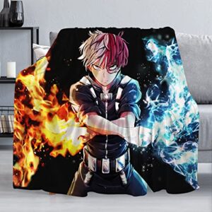lightweight blankets anime manga throw blanket 3d printed soft comfortable flannel fleece throws for bed couch sofa floor car and home decor(60"*50")
