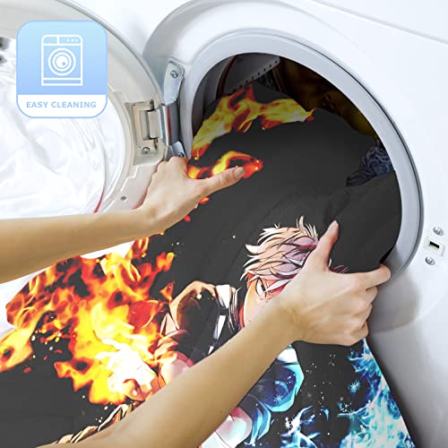 Lightweight Blankets Anime Manga Throw Blanket 3D Printed Soft Comfortable Flannel Fleece Throws for Bed Couch Sofa Floor Car and Home Decor(60"*50")