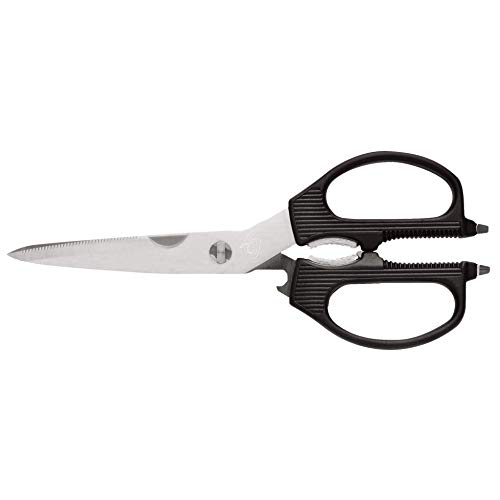 Shun Multi Purpose Shears, Stainless Steel Kitchen Scissors, DM7300, Black, 3.5 Inch Blade