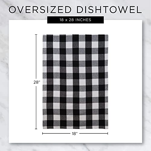 DII Everyday Pets Kitchen Collection Absorbent Dishtowel Set, 18x28, Cat Print, 3 Count