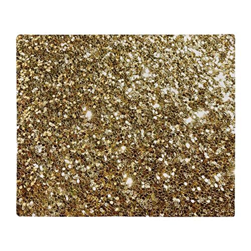 CafePress Realistic Gold Sparkle Glitter Throw Blanket Super Soft Fleece Plush Throw Blanket, 60"x50"