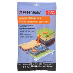 essentials vacuum storage bags, large, 2-ct set (2)