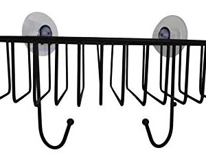 Corner Shower Caddie With Suction Cups Bath Bathroom Corner Shelf Rack Bronze Finish