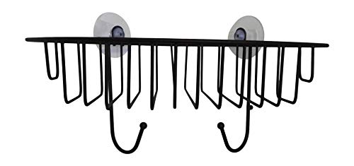 Corner Shower Caddie With Suction Cups Bath Bathroom Corner Shelf Rack Bronze Finish