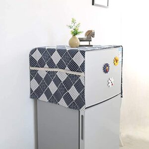 yosoo fridge dust proof cover washing machine top cover refrigerator top cover multi-purpose washing machine top cover(70x170cm 67x28inch)