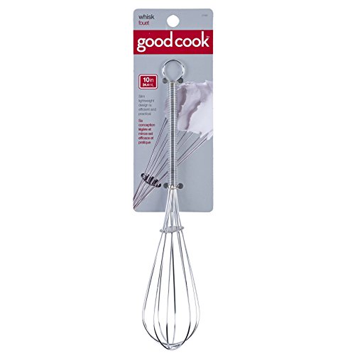 Goodcook 076753275804 Good Cook 10-inch Chrome Whisk, Small, Silver