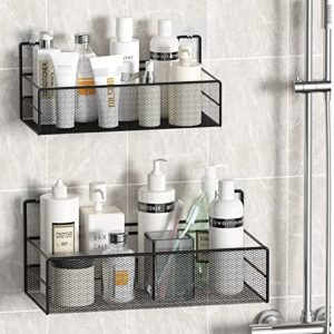 Shower Caddy, Shower Shelves, Adhesive Shower Organizer No Drilling, Large Capacity, Rustproof Bathroom Shower Organizer, Shower Shelf for Inside Shower