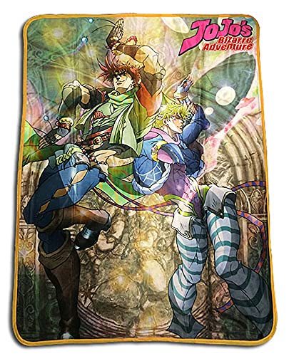 Great Eastern Entertainment JoJo's Bizarre Advanture- Group Sublimation Throw Blanket