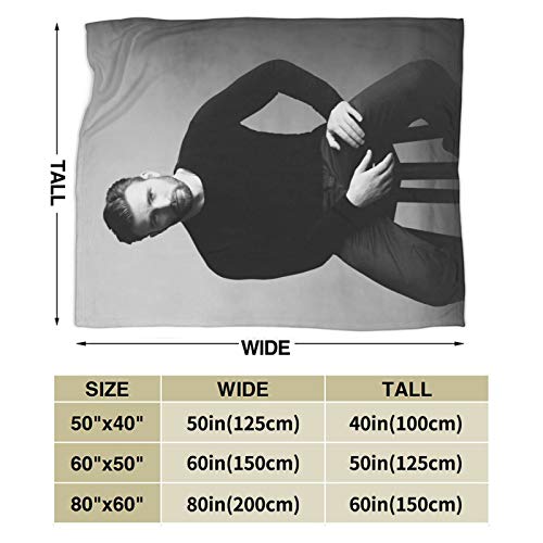 Chris Evans Soft and Comfortable Warm Fleece Blanket for Sofa, Bed, Office Knee pad,Bed car Camp Beach Blanket Throw Blankets (50"x40") … (60"x50")