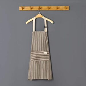 Lofekea Aprons 2 Pack Adjustable Bib Aprons with 2 Pockets Cotton Linen Cooking Kitchen Chef Apron for Women and Men