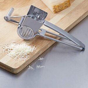 AmazonCommercial Stainless Steel Rotary Cheese Grater