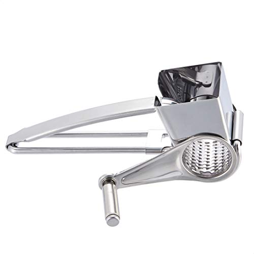 AmazonCommercial Stainless Steel Rotary Cheese Grater