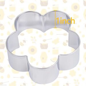 KUKIFUN 6 Pcs Bee Cookie Cutters Set Bee,Beehive,Honey Jar,Winnie the Pooh,Flower Shapes Stainless Steel Biscuit Cutter Molds for Honey Bee Party Baking Muffins Biscuits Sandwiches Fondant Decorations