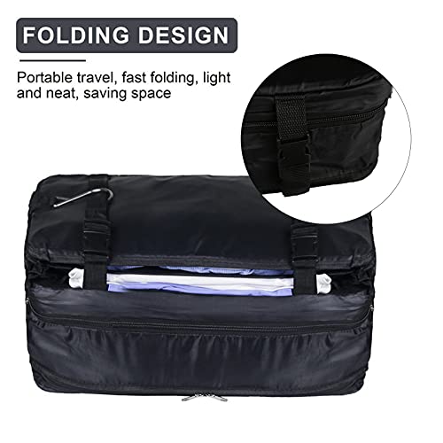 Travel Shelves Bag, Save Space Durable Hanging Storage Bag Foldable with Hook Design for Travel for Family for Camping