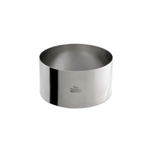 fat daddio's stainless steel round cake & pastry ring, 6 x 3 inch