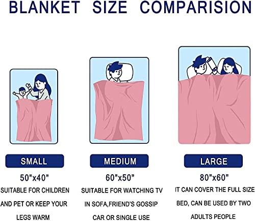 Anime Nezuko Blanket Ultra Soft Flannel Throw Blanket Cozy Warm Blanket Gifts for Kids Adults 50"x40"