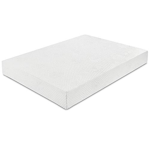 PrimaSleep 9 Inch Multi Layer Gel-Infused Memory Foam Mattress, Full, White