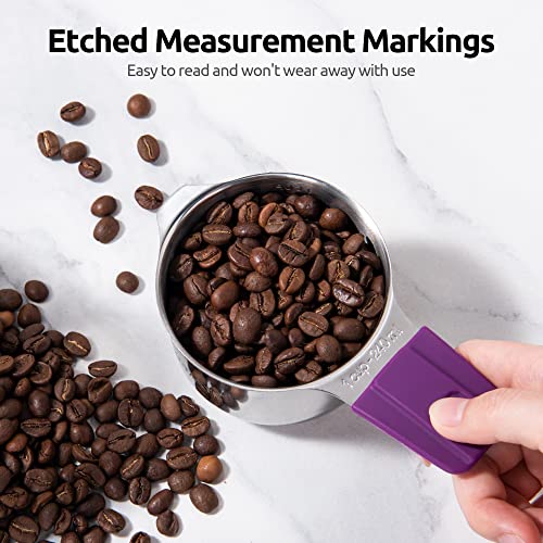 Measuring Cups, U-Taste Magnetic Measuring Cups and Spoons Set of 13 in 18/8 Stainless Steel: 7 Measuring Cups and 5 Measuring Spoons with 1 Professional Magnetic Measurement Conversion Chart