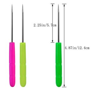 12 Pcs Sugar Stir Needle Scriber Needle Biscuit Icing Pin DIY Baking Pin Stainless Steel Pin Icing Sugarcraft Cake Decorating Needle Tool