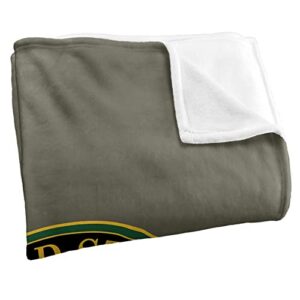 U.S. Army Blanket, 50"x60" United States Army Eagle Symbol, Silky Touch Sherpa Back Super Soft Throw