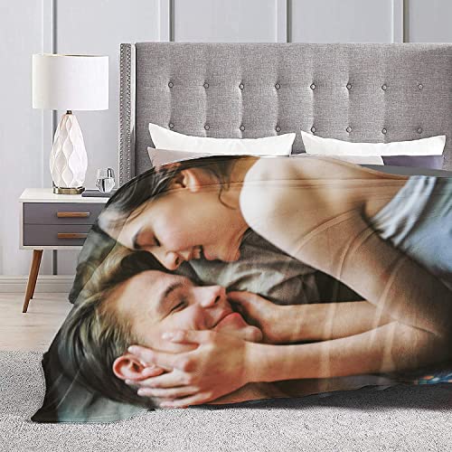 Custom Blankets with Photos Personalized Collage Blanket Soft Using My Own Photos I Love You Gifts Birthday Gift for Wife Husband Girlfriend Boyfriend