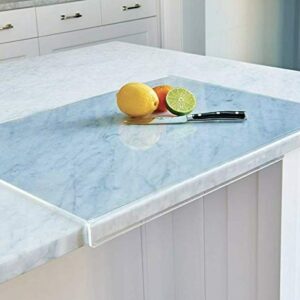 Clear Cutting Board for Kitchen with Lip with Non Slip 24" Wide x 18" Long AZM Displays