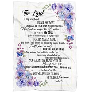 the lord is my shepherd psalm 23 christian scripture inspirational gifts for women men religious christian gifts jesus christ bible verse blanket christian blankets and throws christmas