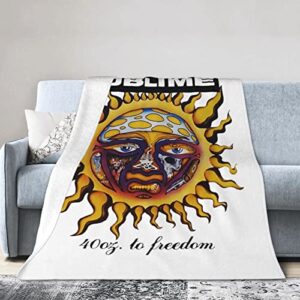 the story of sublimes iconic sun logo blankets throw blanket bed blanket soft decorative blanket for sofa living room