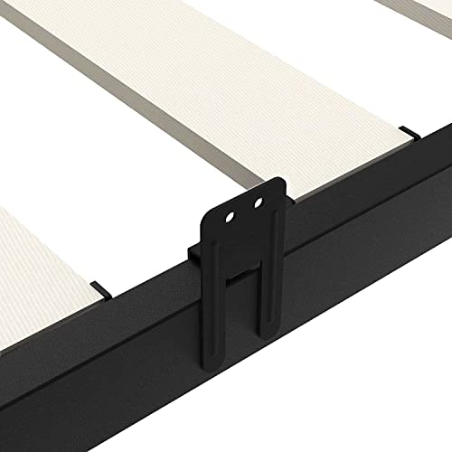 Breezehome 6 Pcs Non Slip Mattress Gaskets for Bed, Anti-Slip Baffle Fit for 0.98 Inches Wide Metal Bed Frames, Easy Assembly