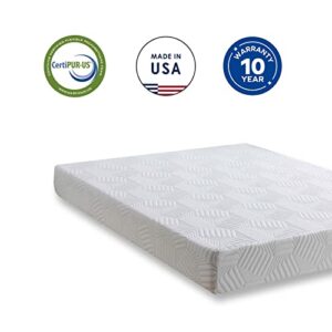 TMEOSK Full Size Mattress, 8 inch Gel Memory Foam Mattress, Cooling Gel Green Tea Mattress Bed in a Box, Medium Firm Feel with Motion Isolating (Full)