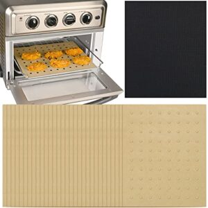 wmkgg 100 pcs unbleached air fryer parchment paper, 11 x 9 inch perforated rectangular air fryer toaster oven disposable liners for cuisinart, ninja foodi, breville, gowise, black decker