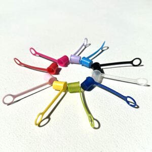 10pcs Mixed Color Caps Drinking Straw CAPS for 3/8" Diameter Straws - - straw cover - straw caps covers - Mixed color