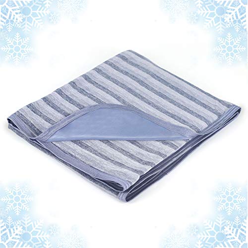 Ailemei Cooling Blanket with Double Sided Cold Effect, Queen Size Lightweight Breathable Summer Large Big Blankets for Bed, Transfer Heat to Keep Body Cool for Hot Sleepers and Night Sweats, 90"x90"