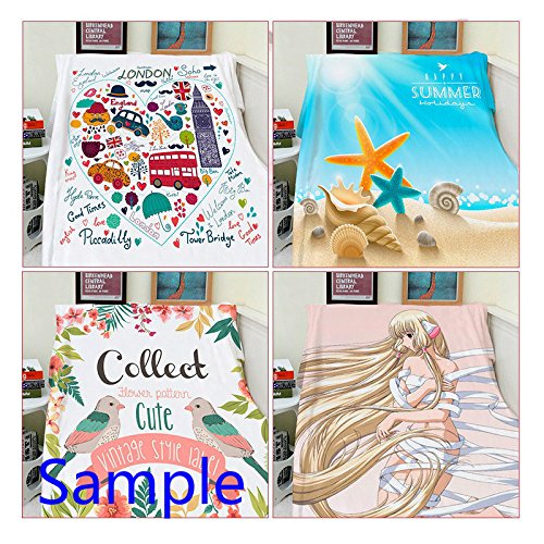 Mxdfafa Spice and Wolf Anime Super Soft Throw Blankets Coral Flannel Blanket for Bed Plane Travel