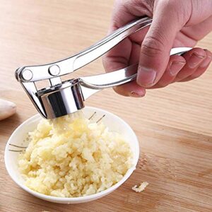 Garlic Press for Kitchen, Ginger Peeler Garlic Crusher