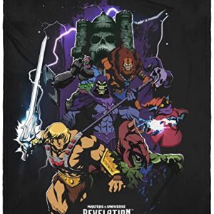 INTIMO Masters of The Universe Revelation Poster Super Soft and Cuddly Plush Fleece Throw Blanket