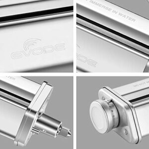 Pasta Roller Attachment for KitchenAid Stand Mixer, Stainless steel Pasta Roller Attachment with 8 Adjustable thickness knob by Gvode