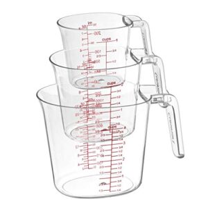 cuisinart nesting liquid measuring cups, clear, 3-piece, ctg-00-3mc