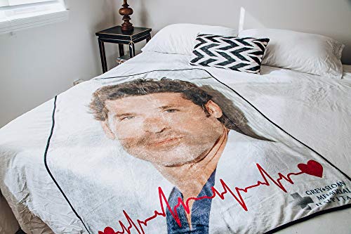 Greys Anatomy McDreamy Fleece Blanket | 45 x 60 Inch Soft Throw Blanket