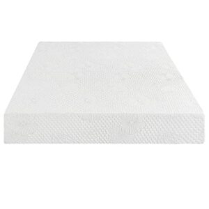 Olee Sleep 9 Inch I-Gel Multi Layered Memory Foam Mattress, Full, White