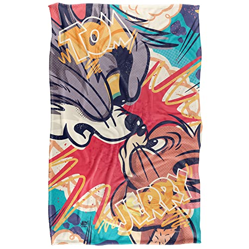 WB 100: Blanket, 36"x58" Jappy Agoncillo Tom and Jerry Silky Touch Super Soft Throw Blanket