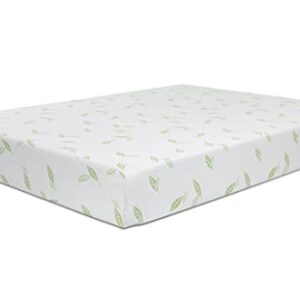 NapQueen Anula, Twin-XL 6'' Green Tea Memory Foam Mattress, Bed in a Box