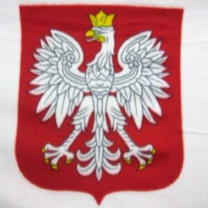 AvidFlag Polish White Eagle Fleece Throw Blanket Poland Coat of Arms