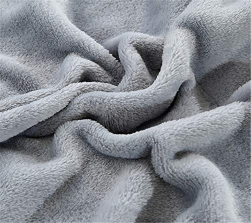 Mvchifay Wearable Blanket Soft Fleece Shawl Button Closure Warm Snuggle Throw for Sofa Snap 27x51inches (Gray-70x130cm)