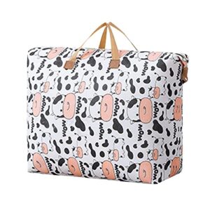 large capacity storage bag with handles, foldable clothes storage bag,heavy-duty storage tote for clothes, moving supplies (extra large)