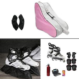 Roller Blade Bag for Roller Skates/Inline Skates/Ice Skates, Functional and Basic Inline Skates Bag to Transport and Store Skates for Kids. Inexpensive Roller Skate Bag to Organize Your Skating Gears