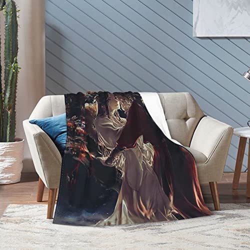 Anime Heaven Official'S Blessing Flannel Fleece Blanket, Lightweight Cozy Couch Bed Super Soft and Warm Throw Blanket