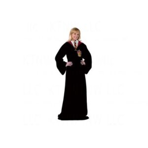 Warner Bros Harry Potter Comfy Throw Gryffindor House Robes Fleece Blanket with Sleeves